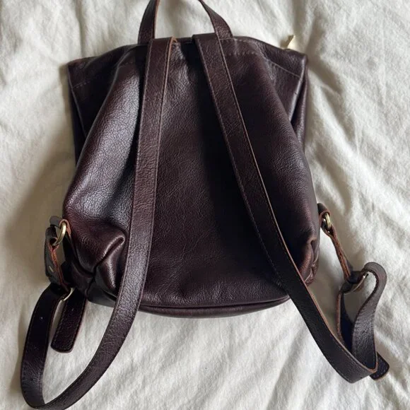 Portland Leather Tote Backpack - Picture 6 of 6